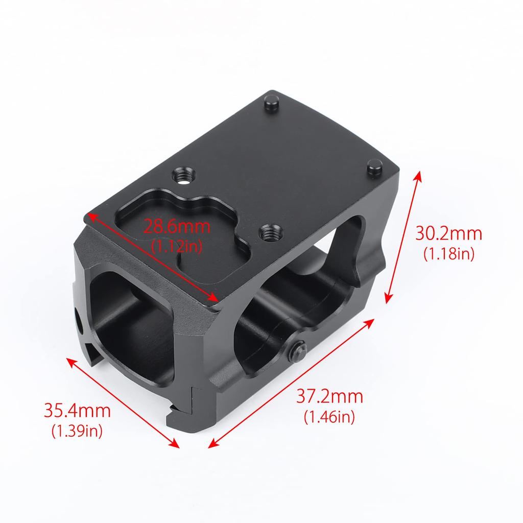 База крепления Scalarworks LEAP RMR, реплика крепления для коллиматорного прицела RMR, быстросъемная, совместимая с нижней базой крепления 20 мм для игрушечного пистолета [QIRUIMY] 1/3 [1.57]