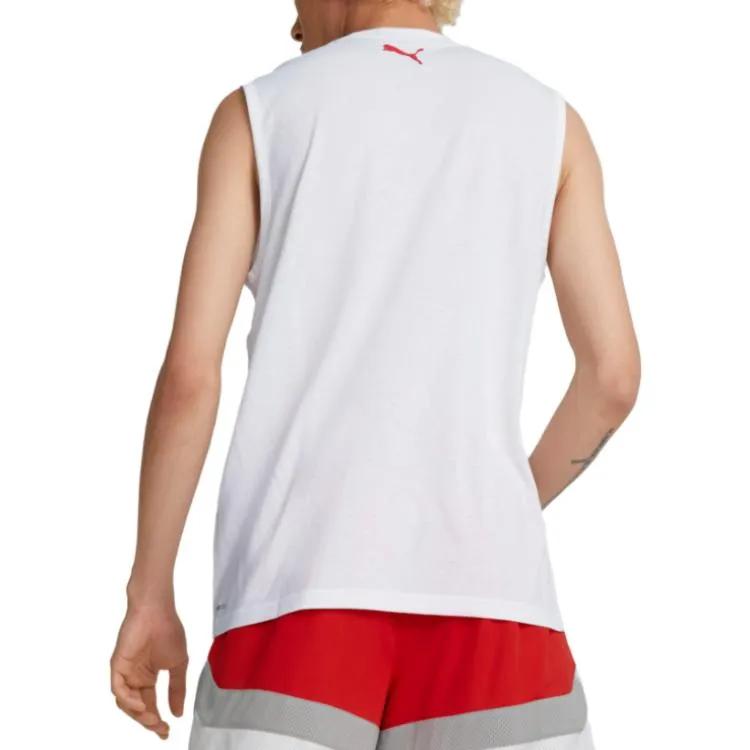 PUMA FAST BREAK Basketball Jersey Men's White (Unisex) Basketball Jerseys 536502 01