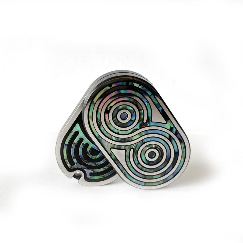 Mechanical Fritillary Material Fidget Slider ADHD Metal EDC Fidget Toys Office Desk Toys Anxiety Stress Relief Toys Adult Gift