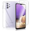 Case and Tempered Glass - Samsung - Galaxy A32 5G - Flexible - Transparent - Shockproof