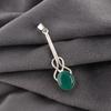 Green Onyx Pendant Handmade Gemstone Jewelry, 925 Solid Sterling Silver Pendant Unique Design Jewelry