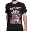 Футболка для мужчин и женщин в стиле Рок Хэви-метал Группа SYSTEM OF A DOWN SOAD Футболки с коротким рукавом с круглым вырезом Хлопок Большие размеры Топы
