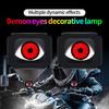 Devil Eye LED Kit 6 Low Light Modes Car Dynamic Lights Modified Eagle Eye Light Universal Motorcycle Lens Headlight 12V 24V