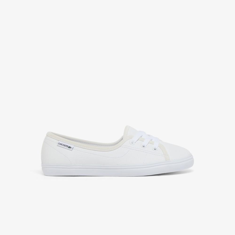 Lacoste Женские кожаные кроссовки Median LTH RZ0130W56G21G