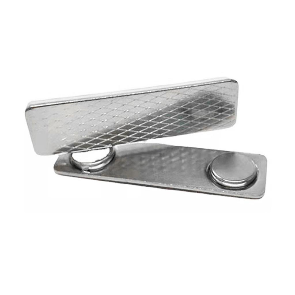 Magnetic Badge Clasps Magnetic Clips for Name Tags ID Cards and Work Pins Secure Fastener for Office School or Events