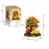 Букет Вечных Цветов Бонсай Комнатное Растение Модель Микро Строительные Блоки Украшение для Дома Головоломка Игрушки Детские Подарки на День Рождения Рождество