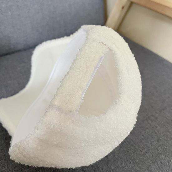 Plush Baseball Cap Autumn Winter Fuzzy Curved Brim Windproof Warm Solid Color UV Protection Men Women Adults Outdoor Sports Casual Ponytail Peaked Hat