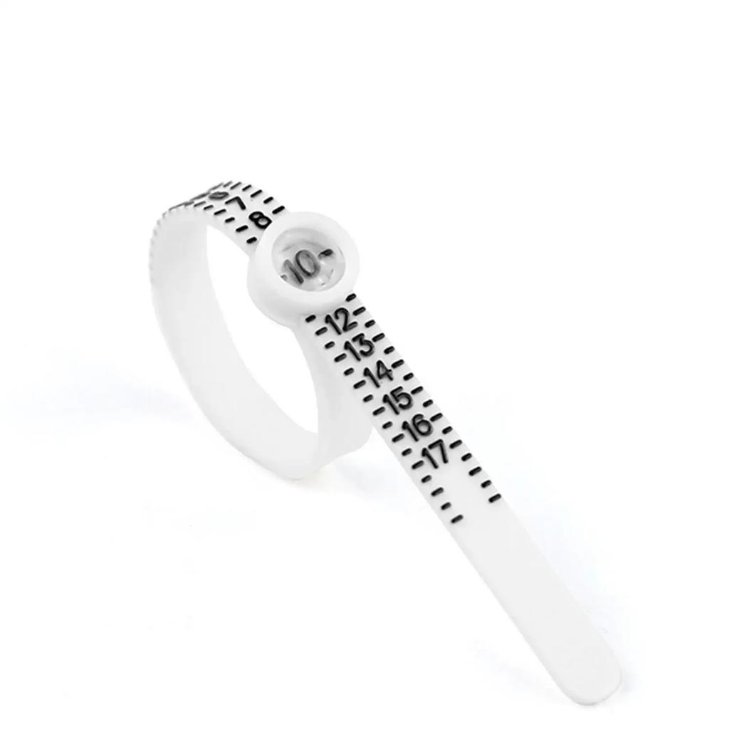 Размер США/Великобритании/ЕС/Гонконга Кольцемер Кольцемерная лента Инструмент для измерения колец Кольцевая катушка Фильтр размера пальца с увеличительным стеклом