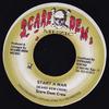 7-дюймовая пластинка SCARE DEM CREW - Начать войну НИКАКОЙ Scare Dem Muzic Ямайка Регги, Ска и Даб Б/У