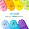 Pill Organizer 3 Times a Day, Compact Pill Box 7 Day with Roomy Pill Case and Sturdy Design