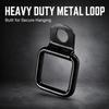 6Pcs Black Heavy Duty D-Ring Tie Down Anchors, Single Hole Metal Loop Hooks For Trailer Storage Cabinet Cargo Securing