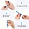 Multifunction 8 In 1 Mini Aluminum Precision Pen Screw Driver Screwdriver Set Repair Toolsfor Cell Phone Hand Tool Portable