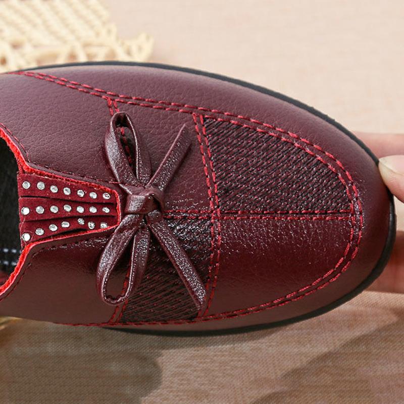 Simple Leather Shoes Spring and Autumn Single Shoes Comfortable Non-slip Soft Bottom Soft Leather Casual Shoes Work Shoes