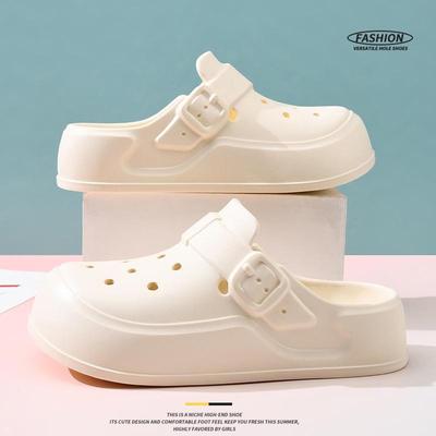 Женские нескользящие дышащие пляжные сандалии, толстая подошва EVA, без запаха, износостойкие