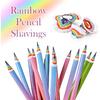 Goldge 16 Pcs Rainbow Pencils, Number 2 Pencils #2 with Erasers, Colored Pencil for Office & School Supplies, Party Favors