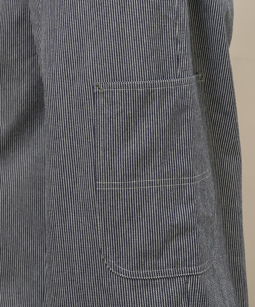 GENERALIDEA Man Side Pocket Striped Pants [Navy] / Gf1Mpt014