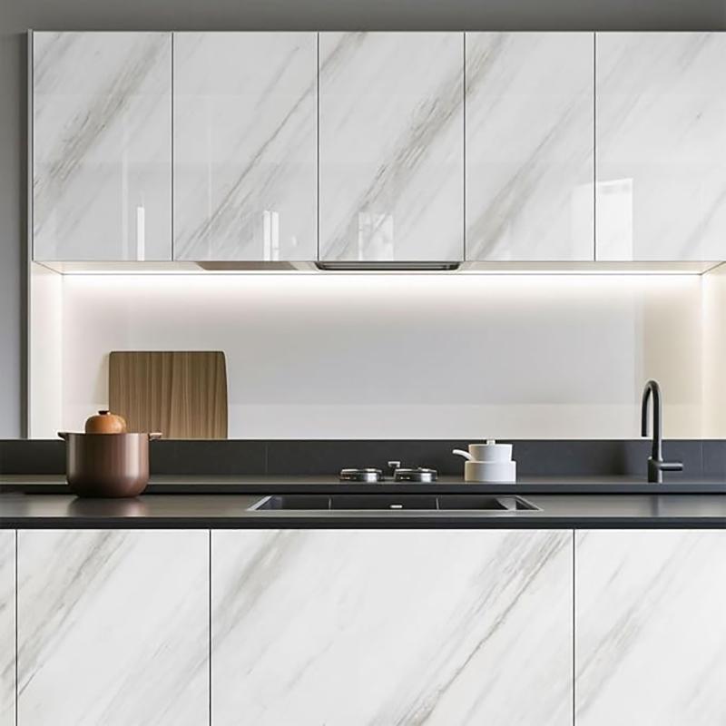 ПВХ обои кухонная защитная пленка для стен маслостойкая и водонепроницаемая наклейка на стену термостойкие самоклеящиеся обои для плиты