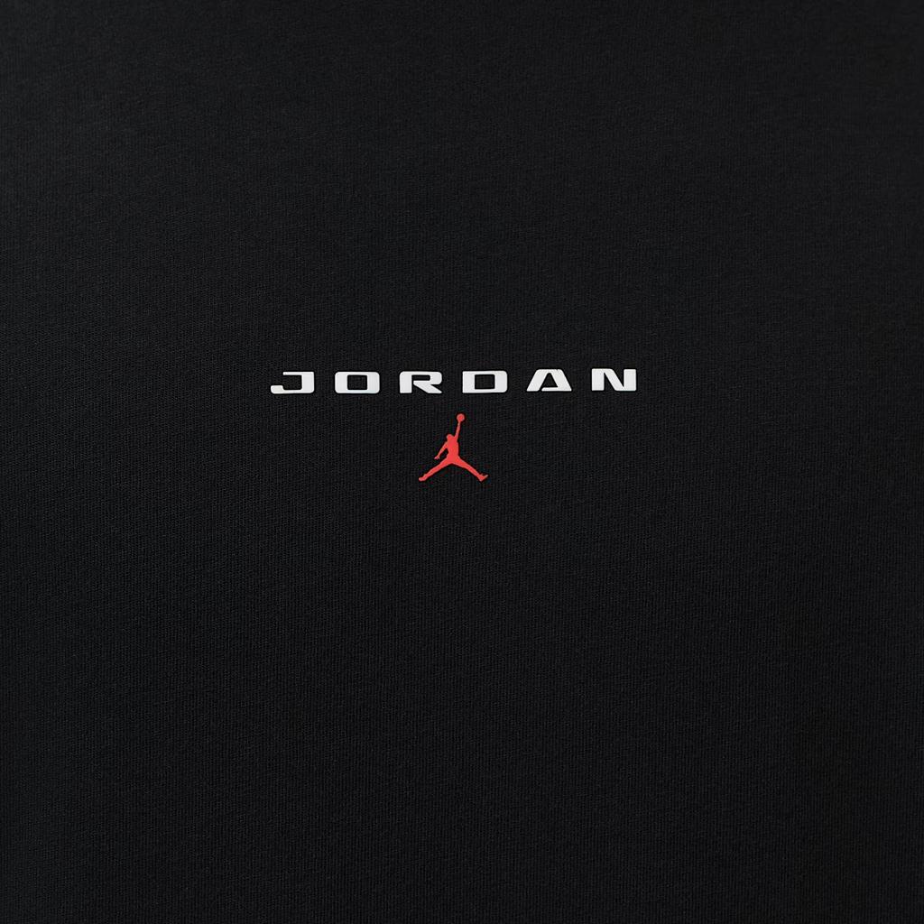 Jordan Хлопковый пуловер Flight Essentials Удобная футболка с коротким рукавом Мужские топы IO0035-010