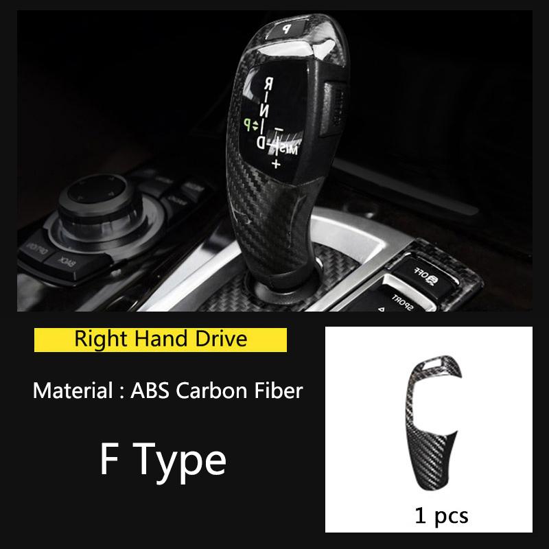BBJT8 For BMW X5 X6 X7 E70 E71 F15 F16 G05 G06 G07 ABS Carbon fiber Car styling Center Console Lid Armrest Box Trim Protective Cover