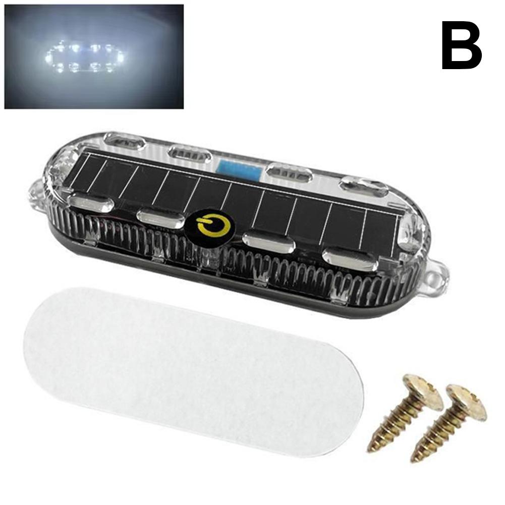 Солнечная Автомобильная стробоскопическая сигнальная лампа Автоматическое аварийное освещение Электрический мотоцикл Грузовик Тормоз Задний фонарь Водонепроницаемые мигающие огни
