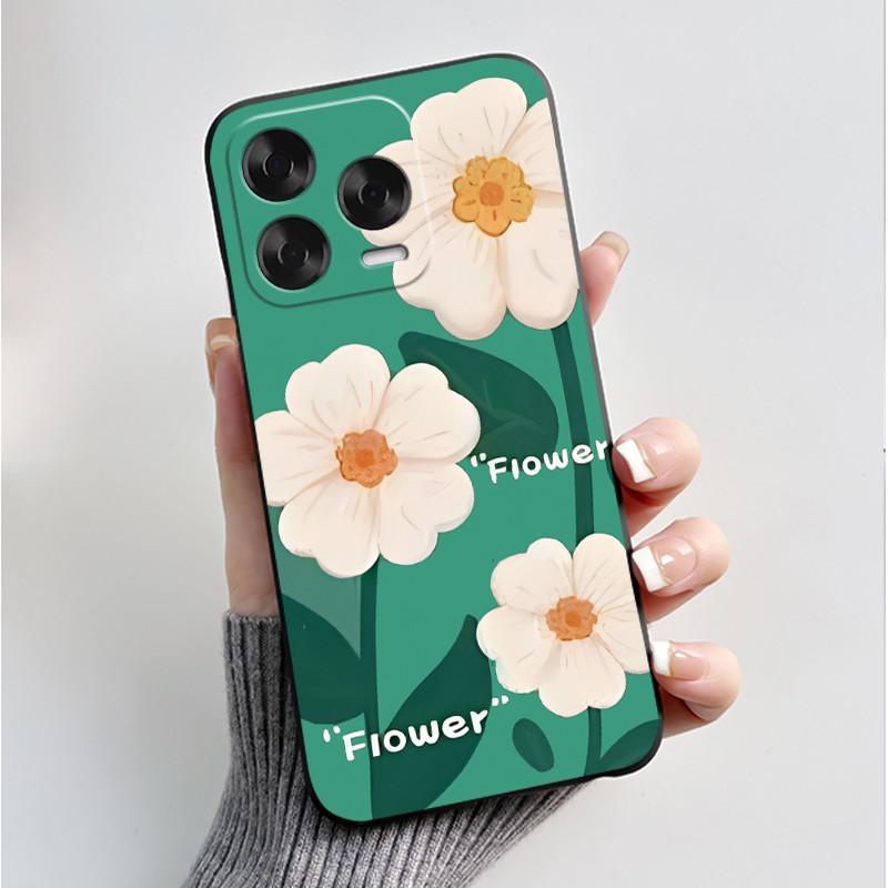 Printing Case For ZTE Blade V70 Vita Fundas For ZTE Nubia V70 Design Capa Soft Silicone Black Shell Cover Cute Flower Case Coque