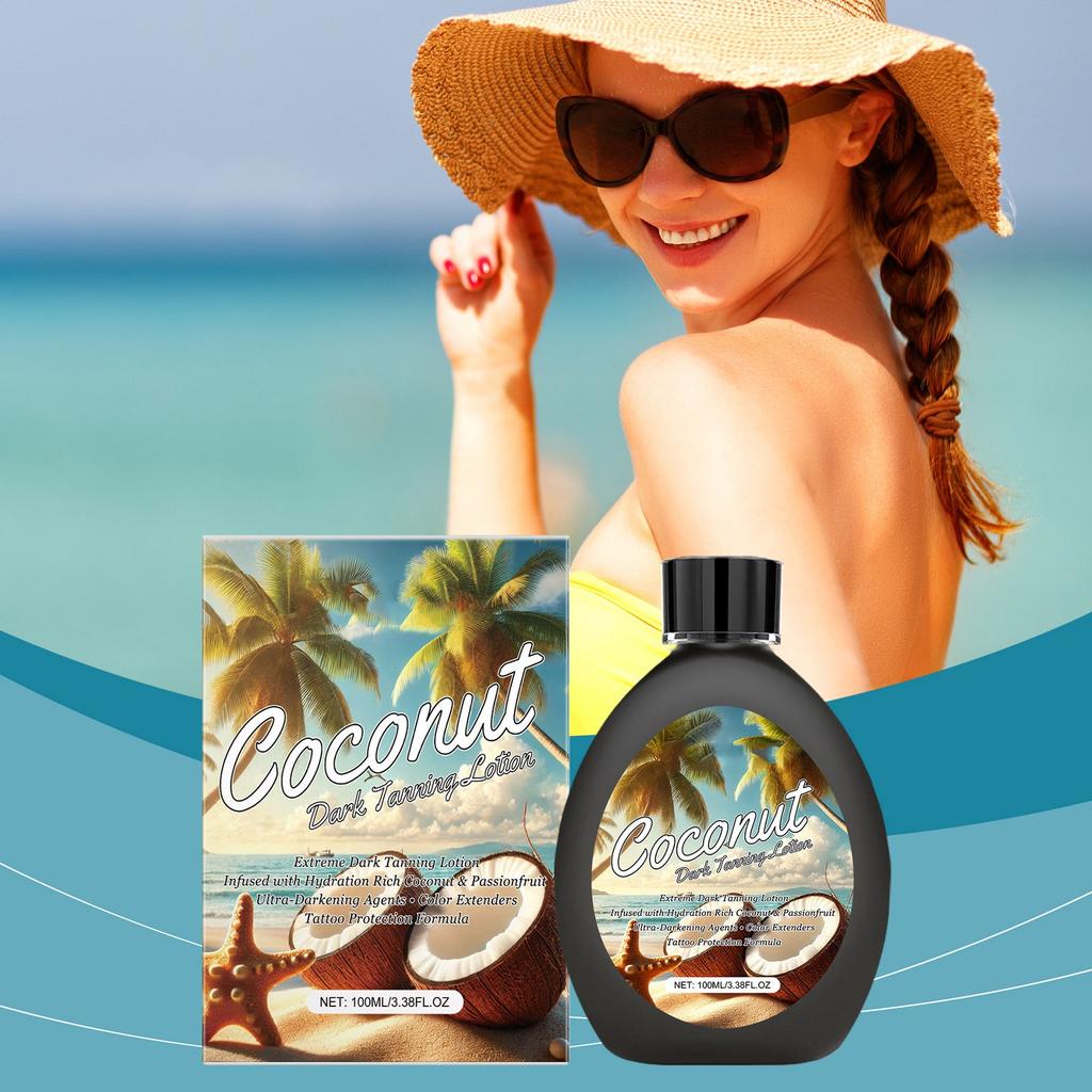 Летний пляжный бронзер тон кожи увлажняющий крем для загара тела