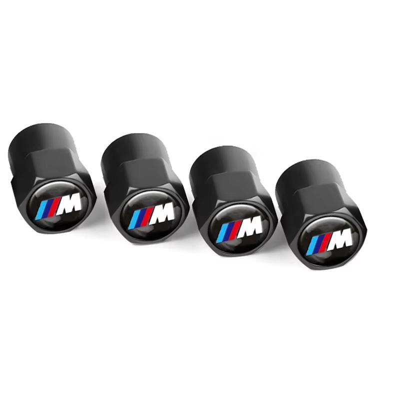 4Pcs Car Wheel Tire Valve Stem Cap Auto Air Stem Cover Auto Accessories for BMW M E90 E91 E92 E93 M3 E60 E61 F10 F07 M5 E63 E64