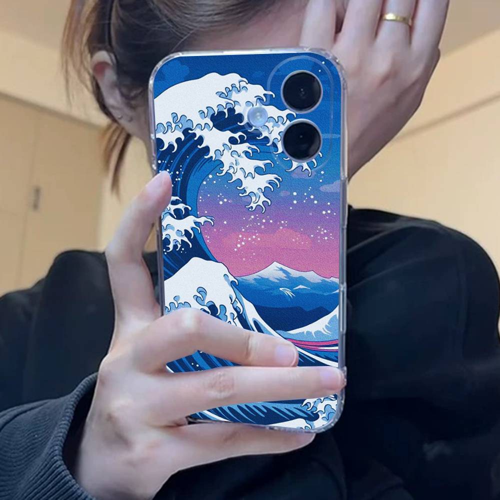 Япония Токио Осака Канагава Чехол для телефона Для iPhone 17 15 14 13 11 12 16 Pro Max Plus Mini Прозрачный Силиконовый Мягкий Funda