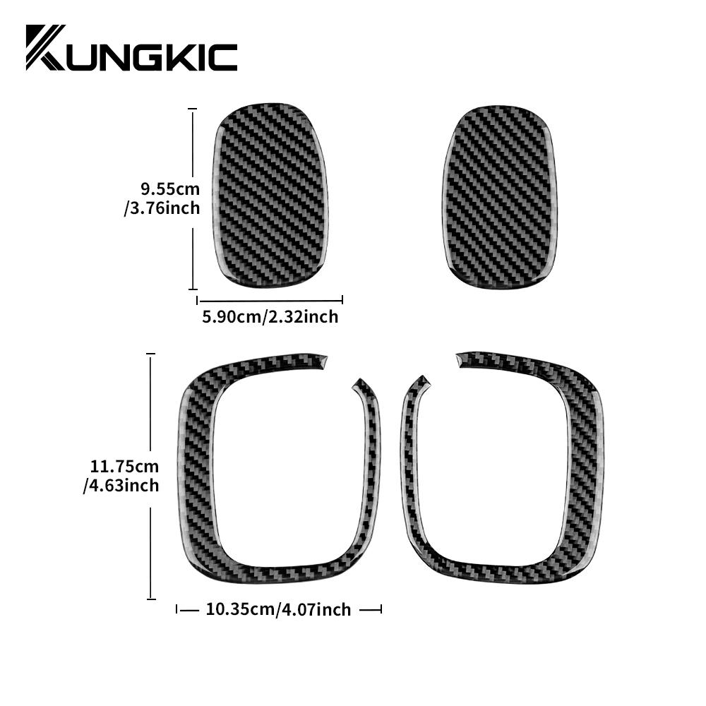Наклейка из настоящего мягкого углеродного волокна для Fiat 500 2008 2009 2010 2011 2012 2013 2014 2015 Аксессуары для внутренней отделки ручки сиденья автомобиля