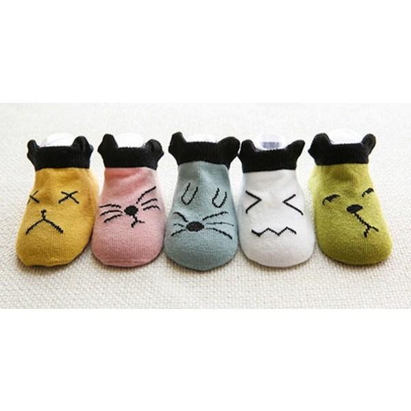 Комплект носков Joy Multi Baby Emoticon, 5 пар, корейские детские товары