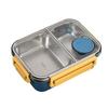 2/3 Grid Lunch Boxes 304 Stainless Steel Food Container Portable Picnic Box  Students