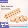 Children's Early Education Wooden Drumstick Set - Orff Percussion Rhythm Sticks & Mallets