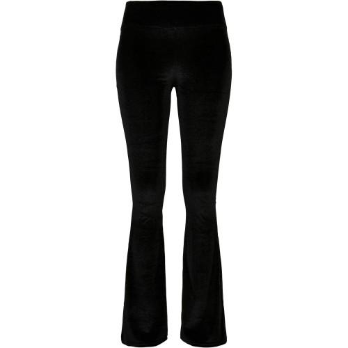 Urban Classics Womens/Ladies Velvet High Waist Bootcut Leggings