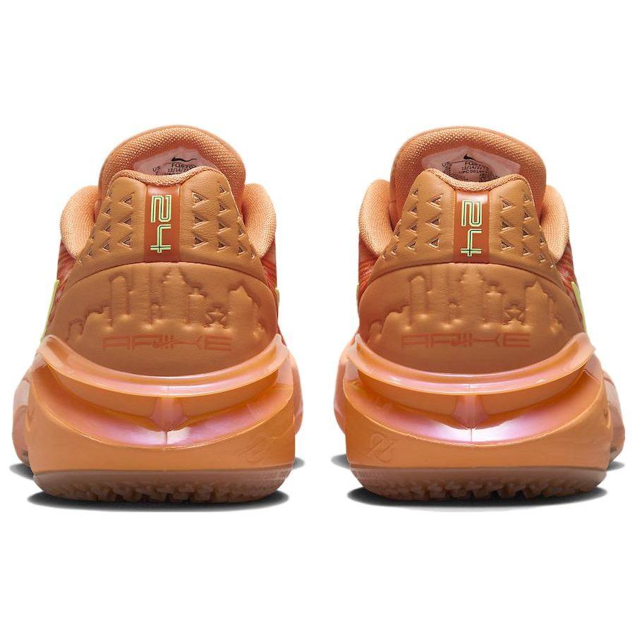Nike Эйр Зум GT. Кроссовки для баскетбола женские, нескользящие, низкие, 'Arike Ogunbowale', оранжевые FQ8704-800
