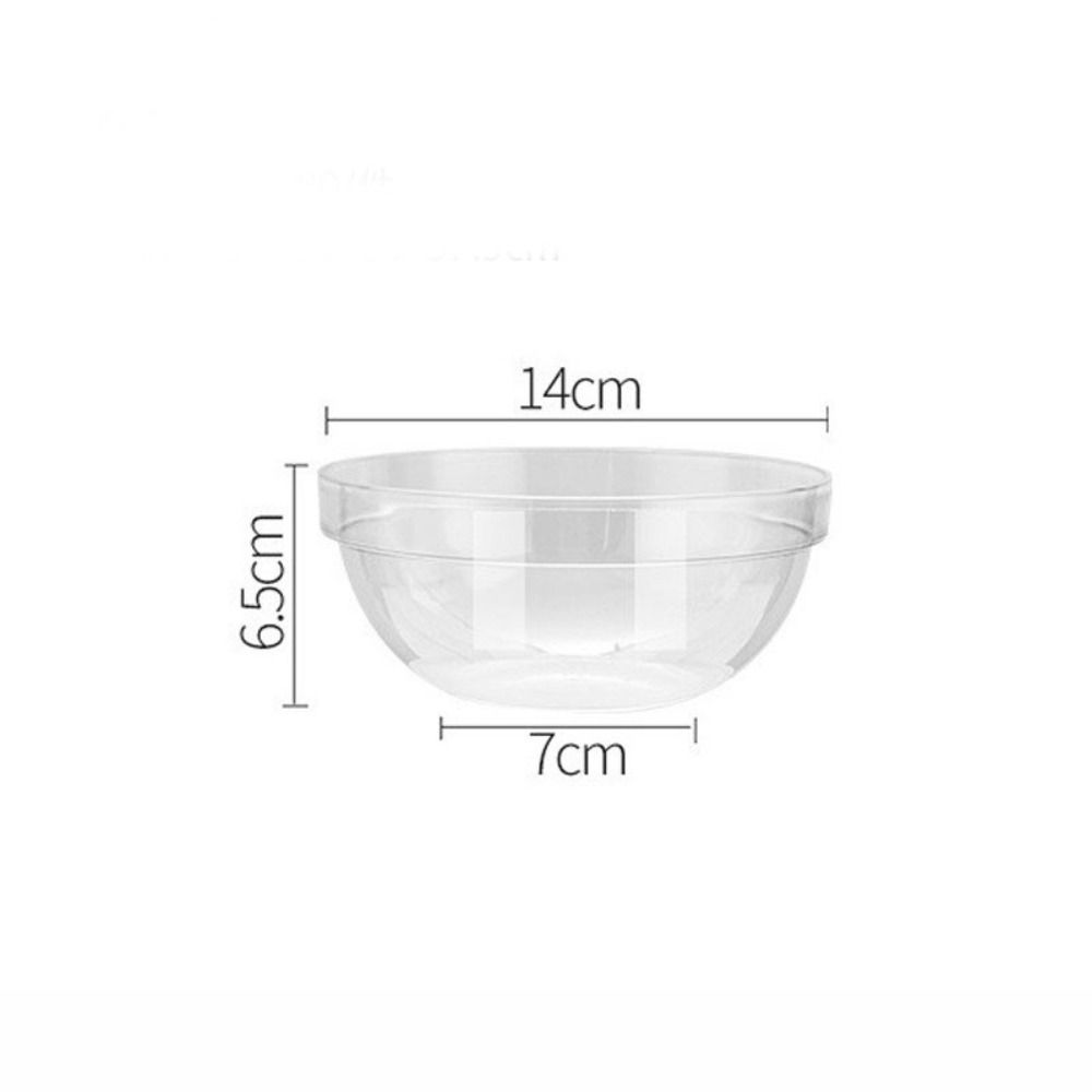Thick Dessert Bowl Transparent Fruit Bowl Multipurpose Acrylic Salad Bowl  Kitchen
