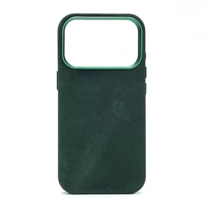 Luxury Fiber Leather Shockproof Case For iPhone 17 Air Pro Max 16 15 14 Plus 13 12 16E For MagSafe Magnetic Wireless Charging Back Cover