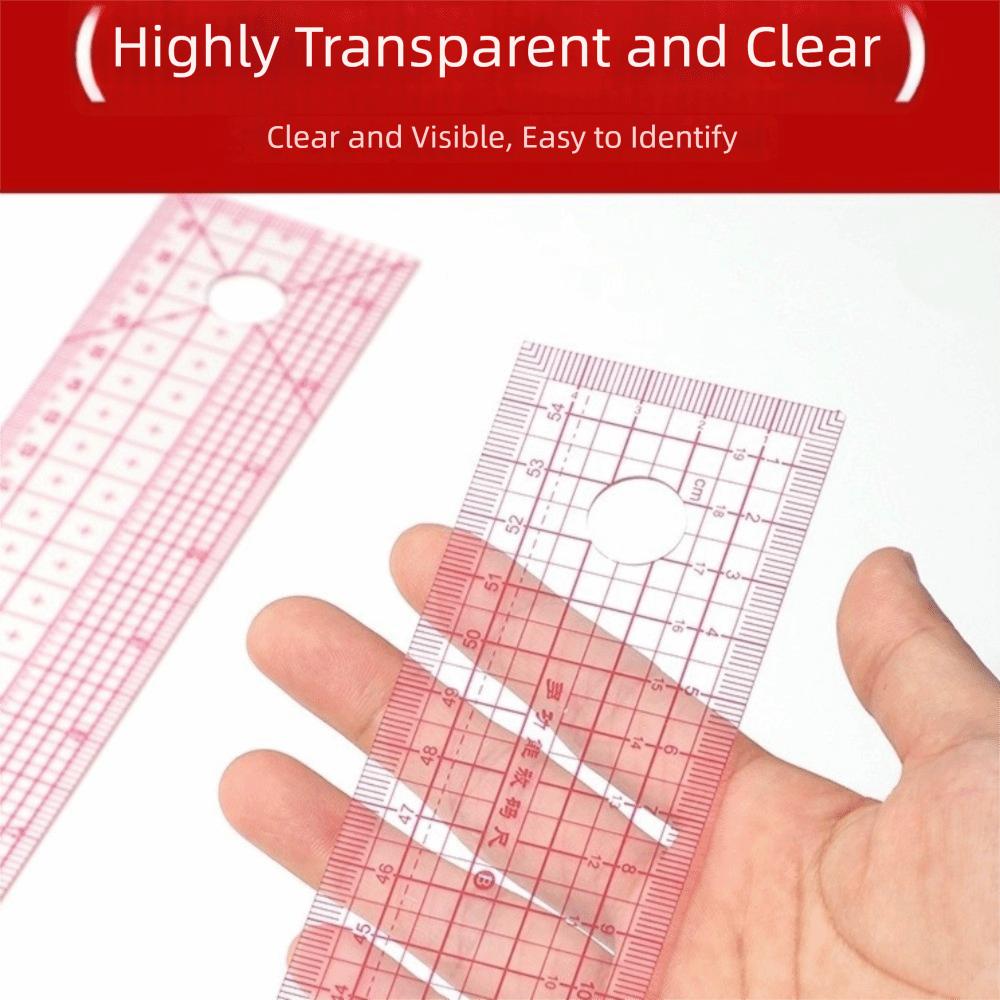 Flexible French Curve Ruler Clear Lines Dressmaking Ruler Tailoring Template Pattern Drafting