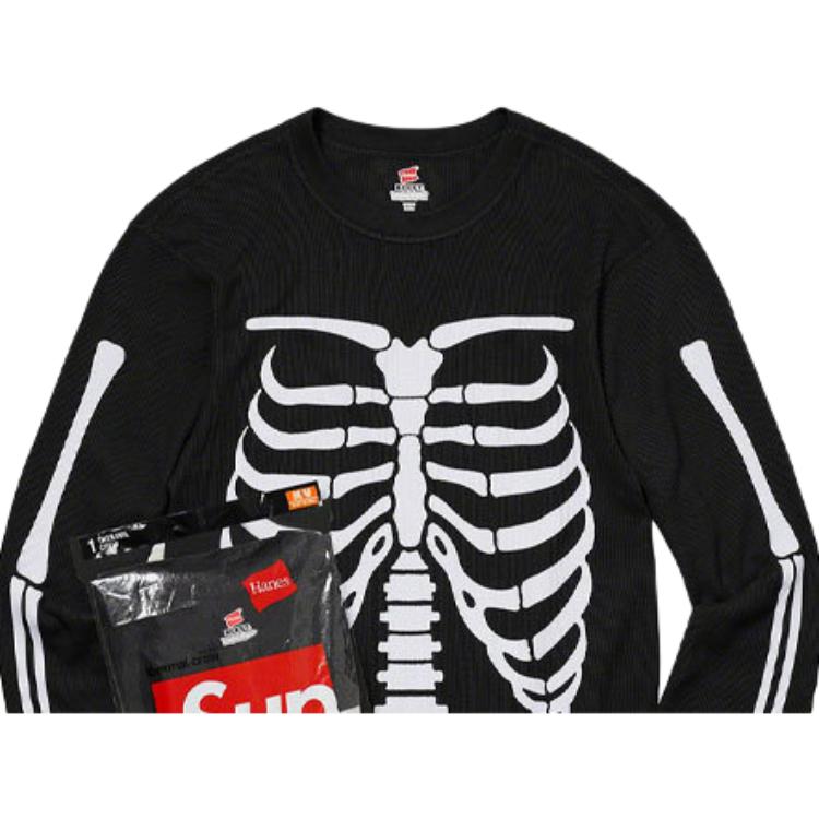 Supreme x Hanes X Bones T Shirt Unisex SUP-FW21-337