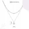 Chain Pr 925 Heart Balls Double Pendant Balls S925