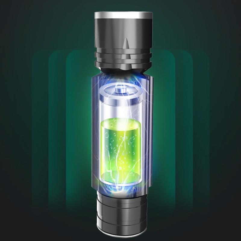 Мощный фонарик Перезаряжаемый мини-портативный хвост Сильный магнитный уличный портативный светодиодный рабочий фонарь Авторемонтный светильник для технического обслуживания