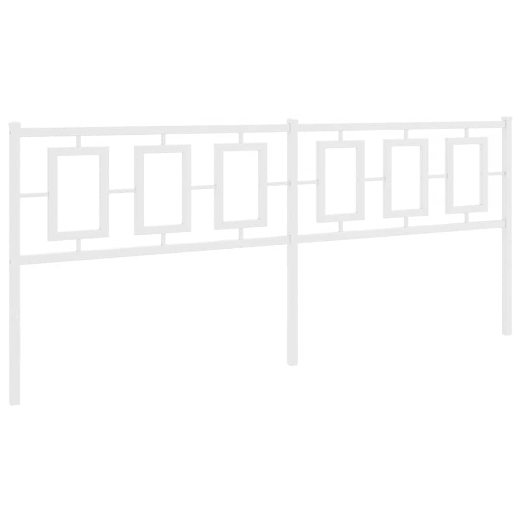 Replacement Headboard Metal White 193 cm
