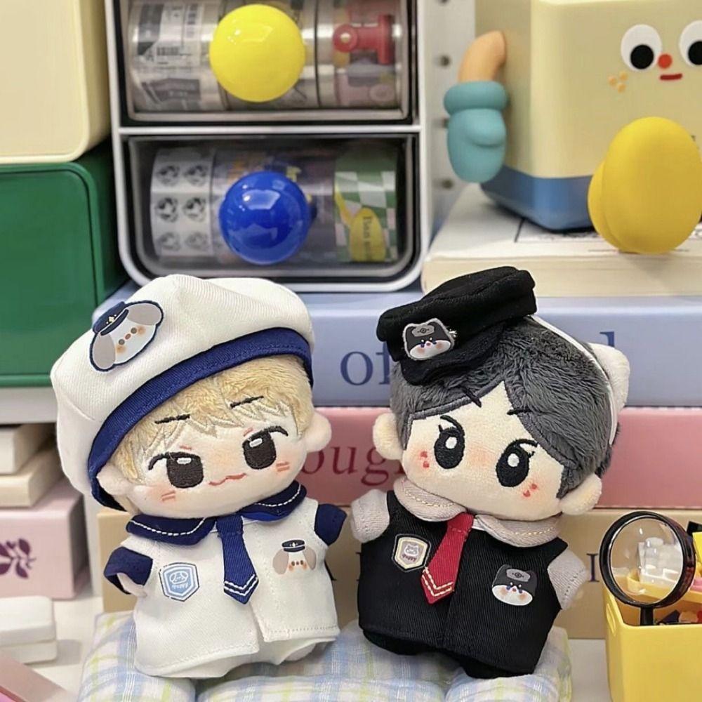 Soft Cotton Doll‘s Clothes Hat Idol Plush Doll Clothes 10CM Doll Clothes  Cotton Stuffed Doll