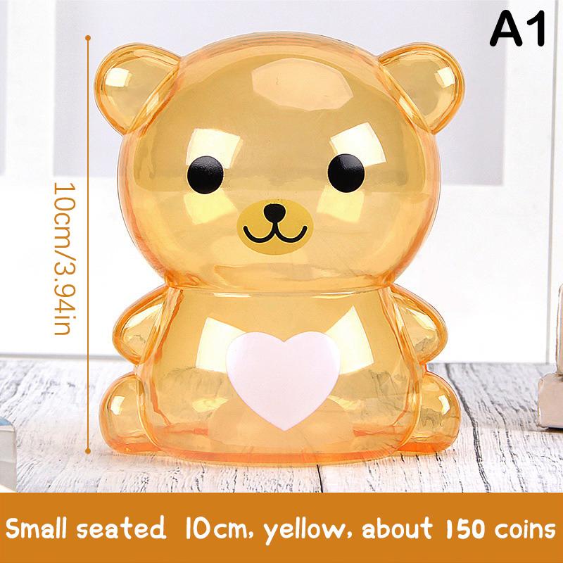 1 шт. Детская копилка, банка для конфет, копилка, прозрачная пластиковая, креативная копилка, коробки для денег, домашний декор