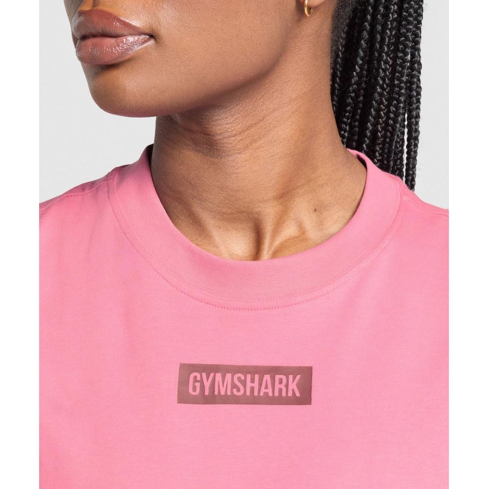 Gymshark Block Oversized T shirT sunseT Pink B6a3z Kcll