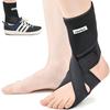 Neofect Foot Drop Support Orthotic Drop Foot Brace Breathable Neoprene Adjustable Ankle Brace Black Left (LEFT)