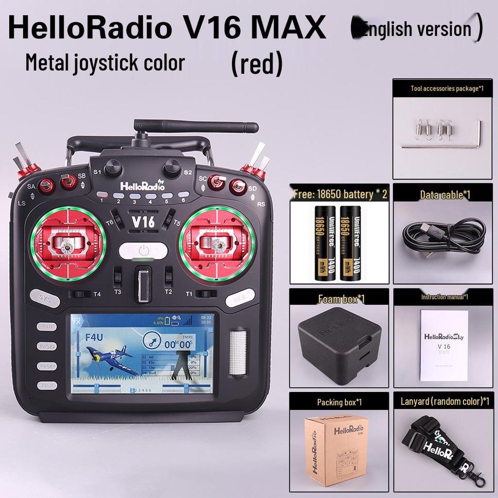 ПриветРадио V16 MAX: Открытый исходный код многопротокольного пульта дистанционного управления с металлическим джойстиком и высокочастотным EdgeTX для дронов