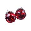 Ear Studs Elegant All Match Cubic Zirconia Round Exquisite Earrings