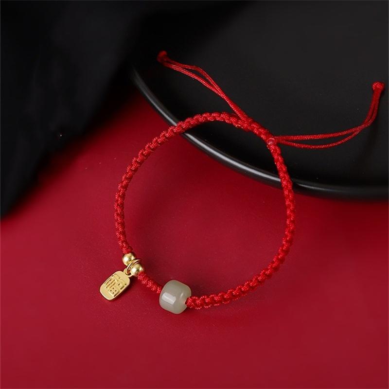 Fashion Simple Lucky Knot Red Rope Bracelets for Women Men Handmade String Adjustable Bracelet Friendship Amulet Jewelry Gift