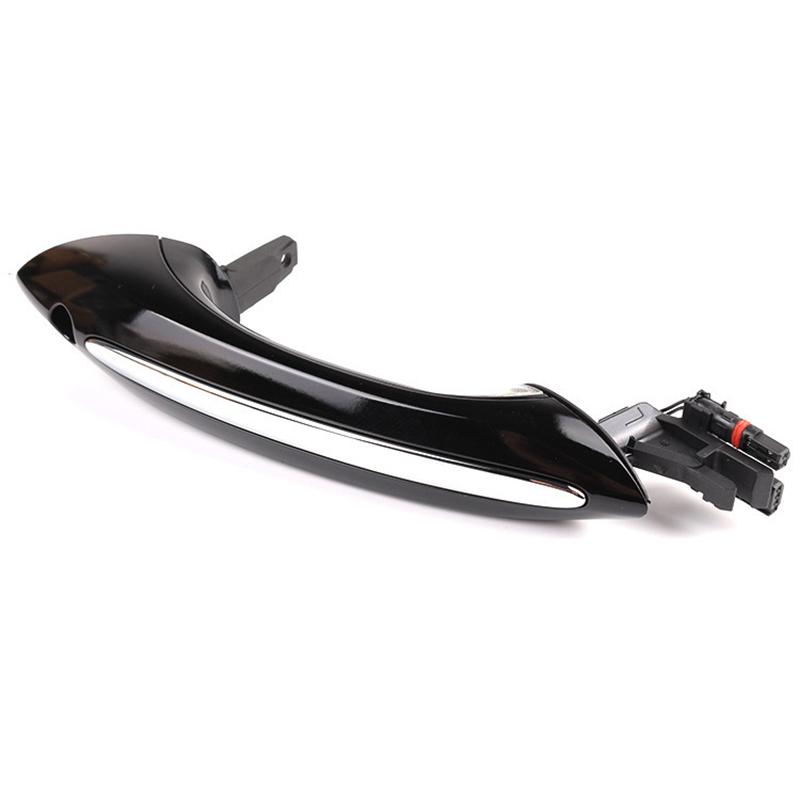 Black White Car Exterior Comfort Access Door Handle For BMW 5 7 Series F01 F02 F06 F10 520d 520i 525d 528i 530d 530i