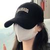 Summer New Hat Women's Big Brim Showing Face Small English Letters Baseball Cap Sun Protection Sun Hat Hard Top Cap
